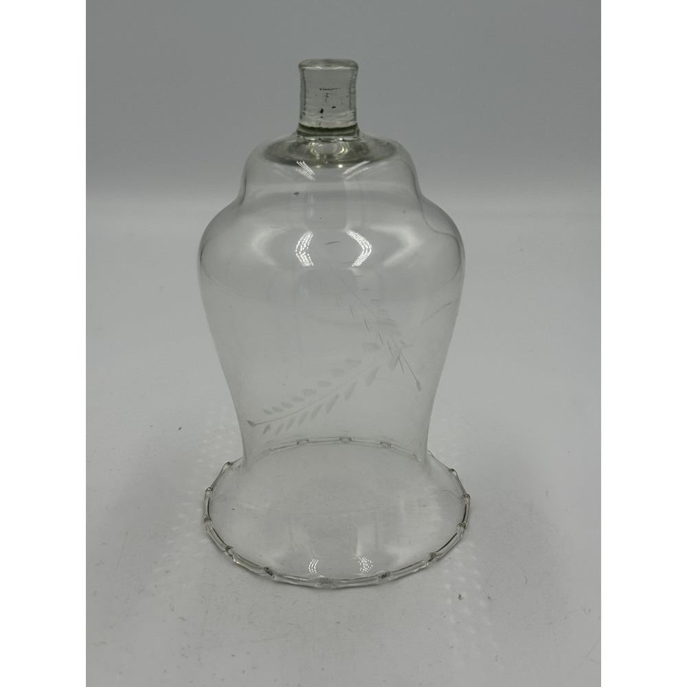 Etched Wheat Ruffle Tall Peg Votive Cup Candle Holder 5.5" Home Interiors